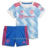 Conjunto (Camiseta+Pantalón Corto) Manchester United Segunda Equipación 2021/22 - Niño